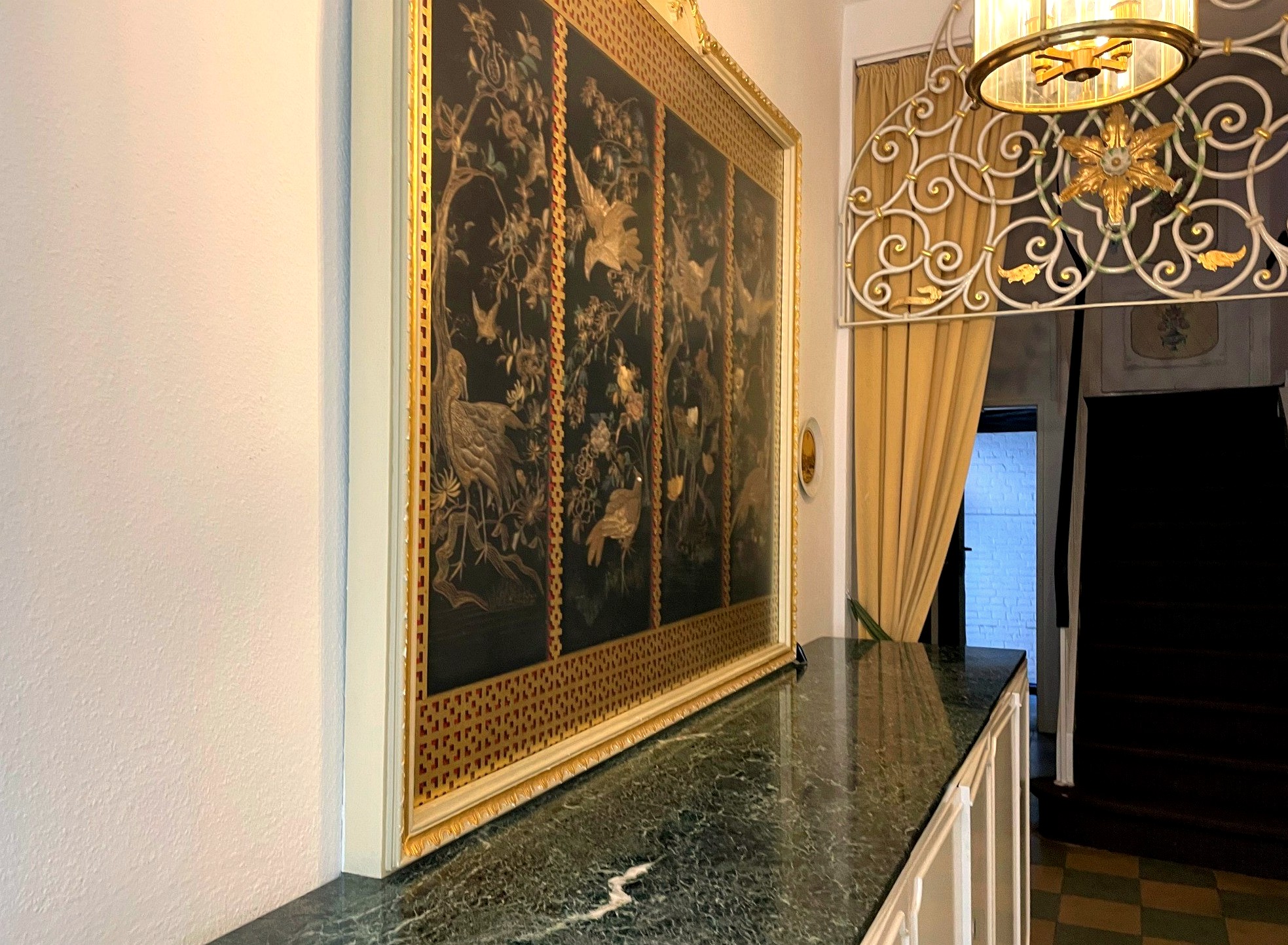 Wandmalerei im Treppenhaus